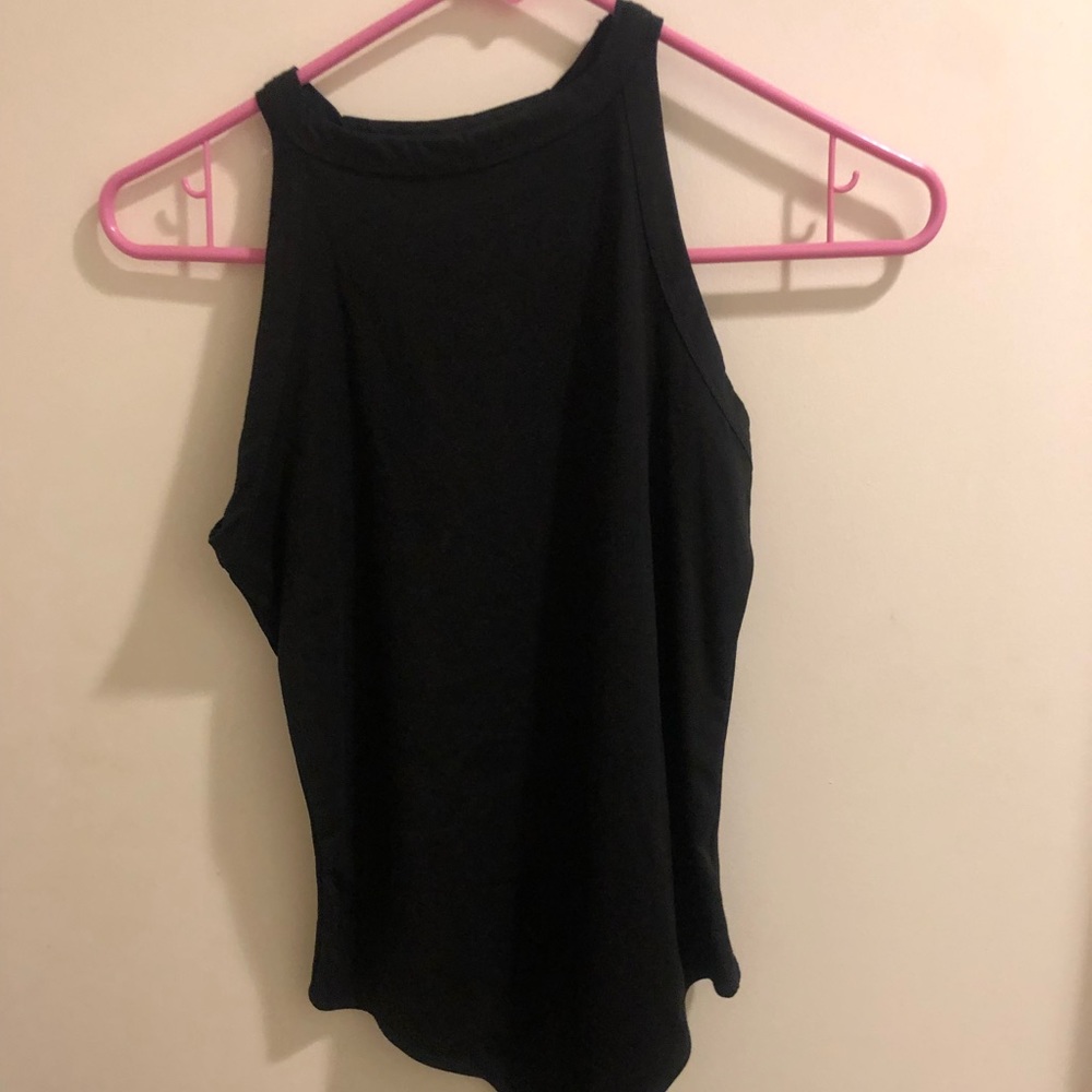 Shein black high neck bodysuit